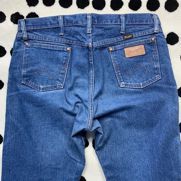 Wrangler Jeans Cowboy Cut Bootcut Blue Denim Western Rodeo - Picture 5 of 13